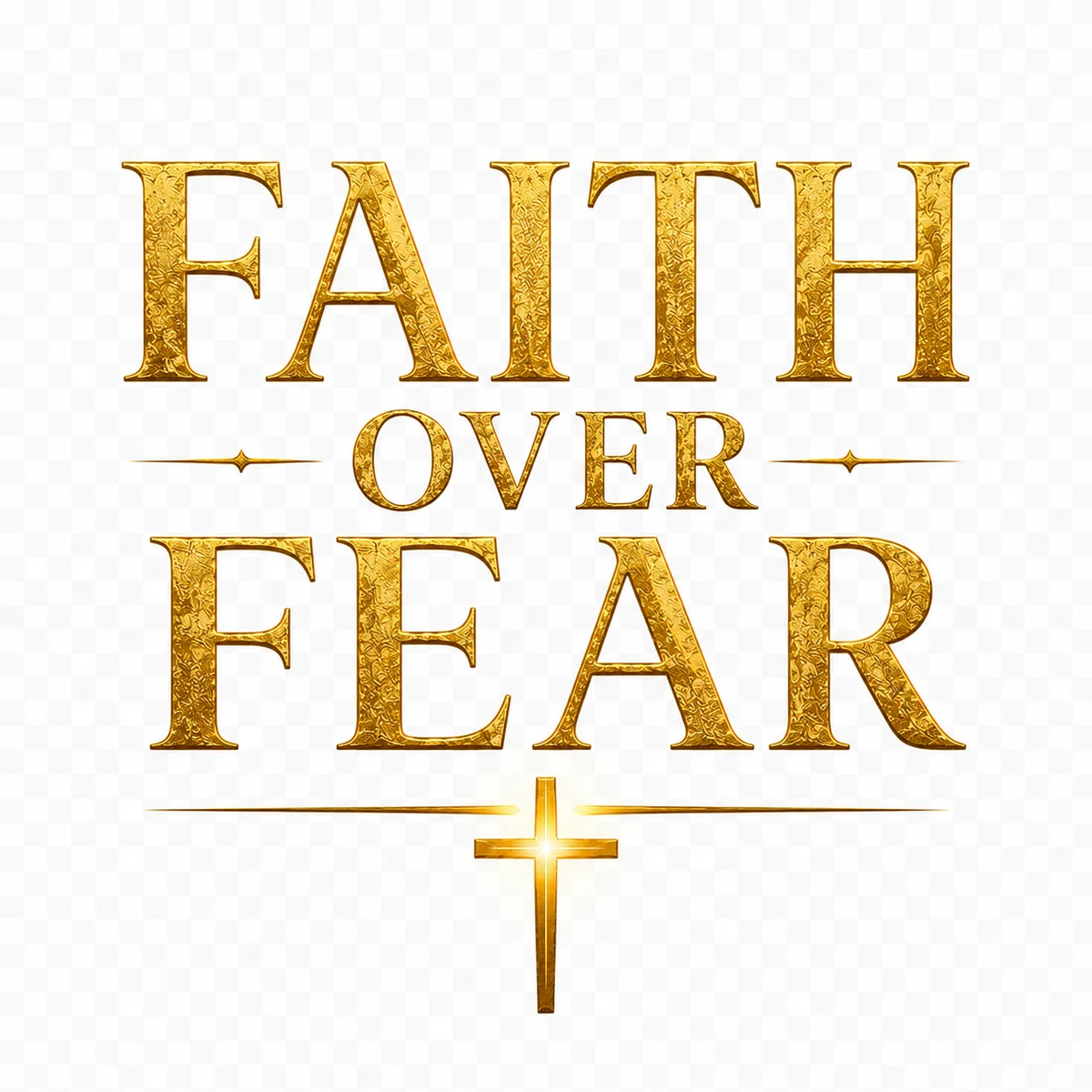 Faith Over Fear design artwork