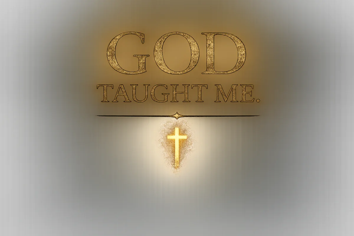 God Taught Me design artwork