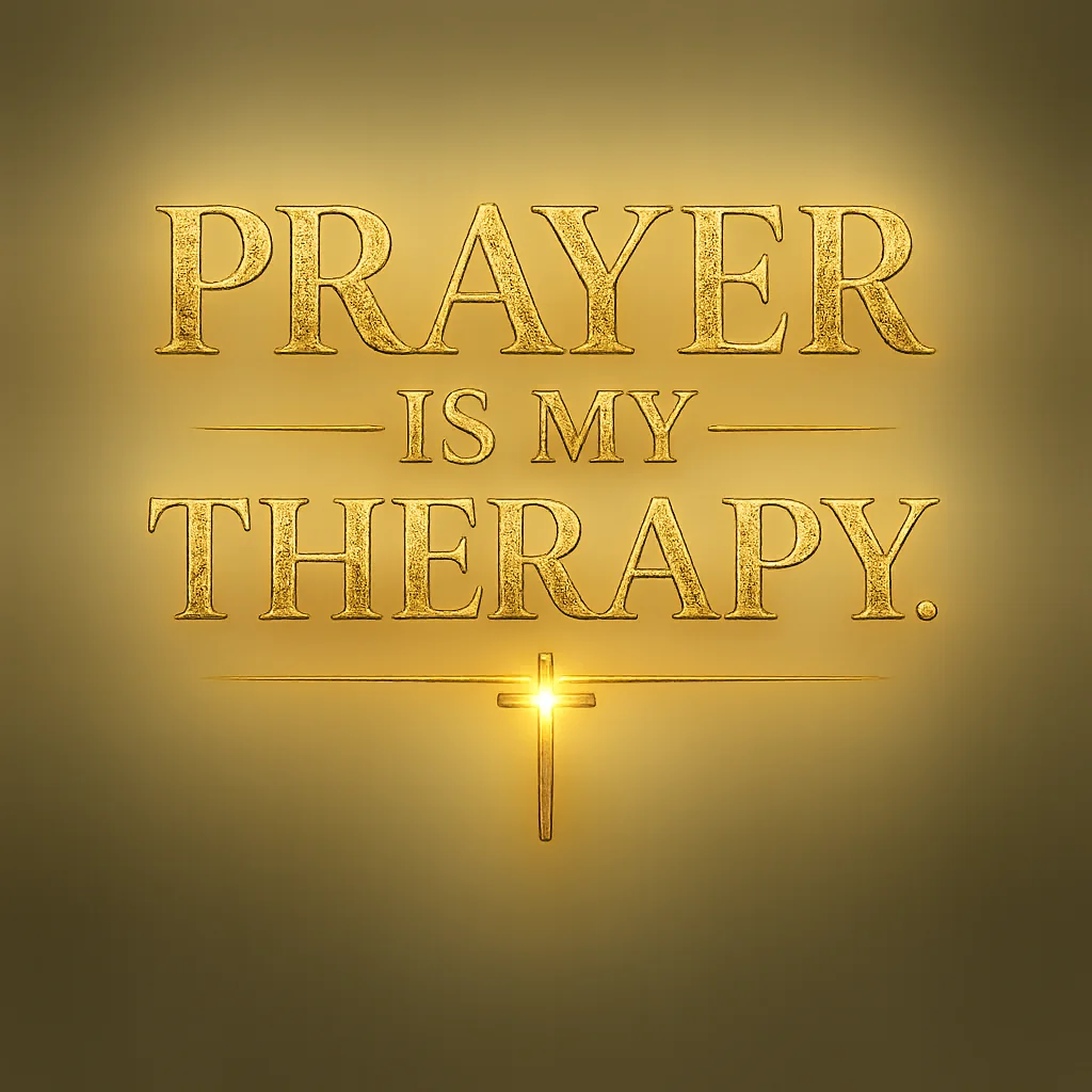 Prayer Is My Therapy design